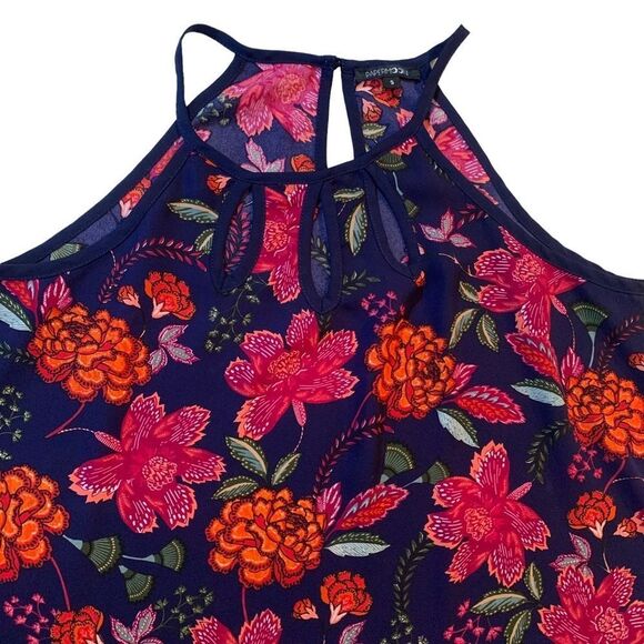 Stitch Fix Papermoon Top  Walita Cut Out Detail Floral Blouse - Small‎ - Picture 5 of 7